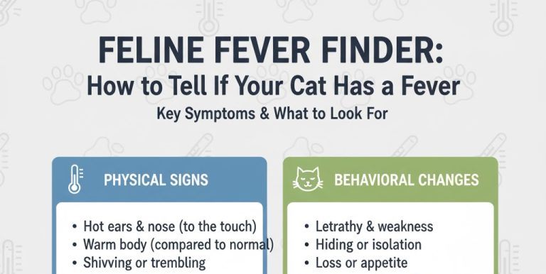 how do i know if my cat has a fever
