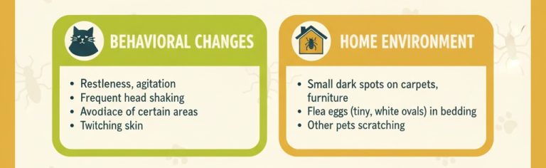 how to know if my cat has fleas