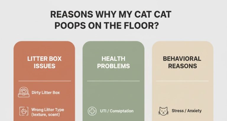 why does my cat poop on the floor