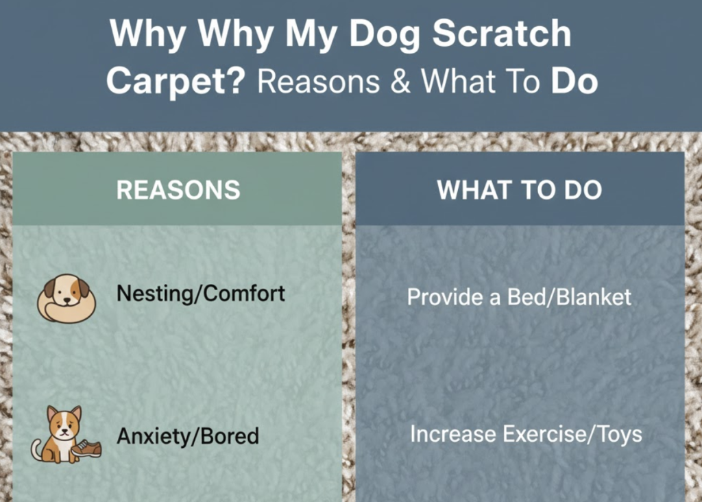 Why Does My Dog Scratch the Carpet