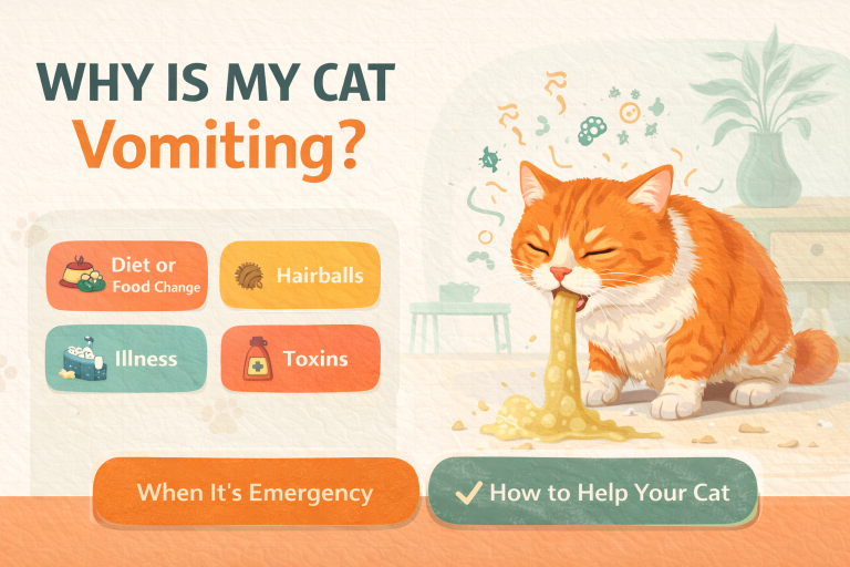 why is my cat vomiting