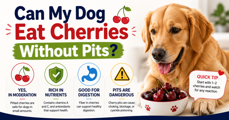 can my dog eat cherries without pits